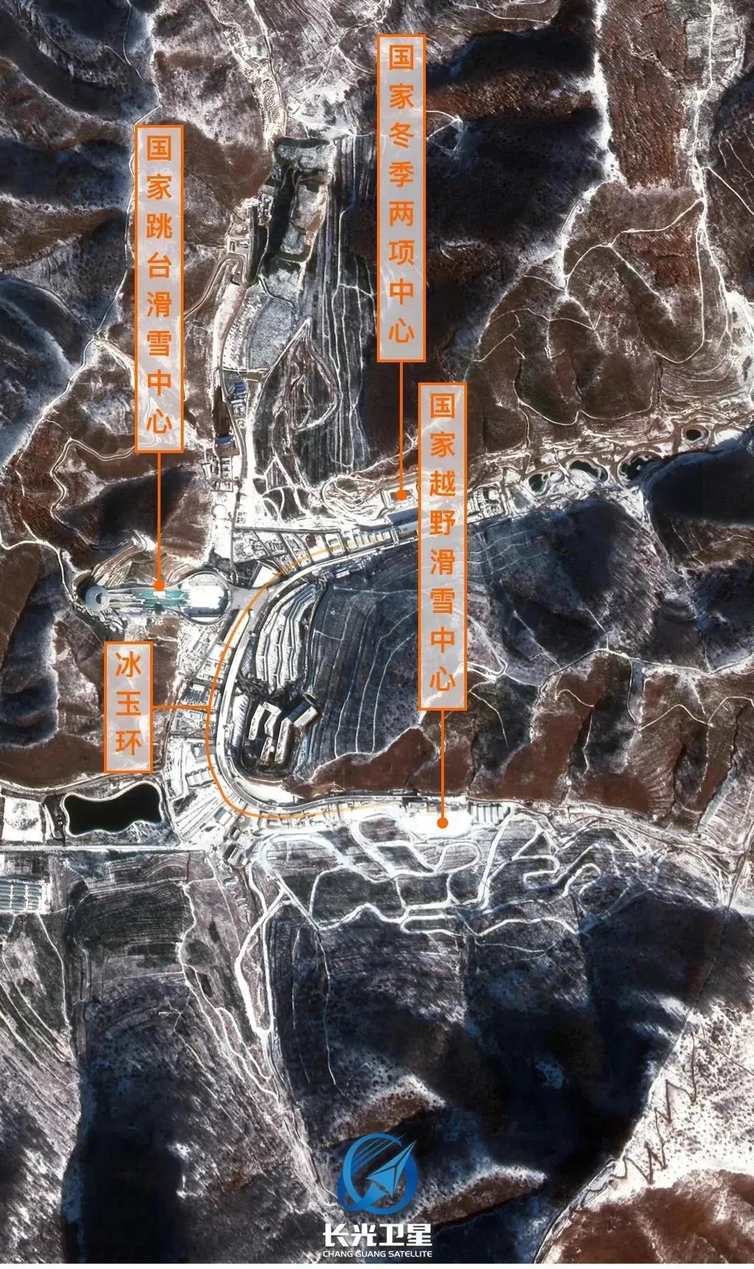 衛(wèi)星見證，這里如何變身“冬奧小城”