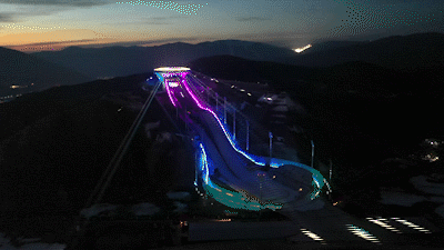 衛(wèi)星見證，這里如何變身“冬奧小城”