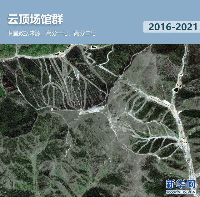 衛(wèi)星見證，這里如何變身“冬奧小城”