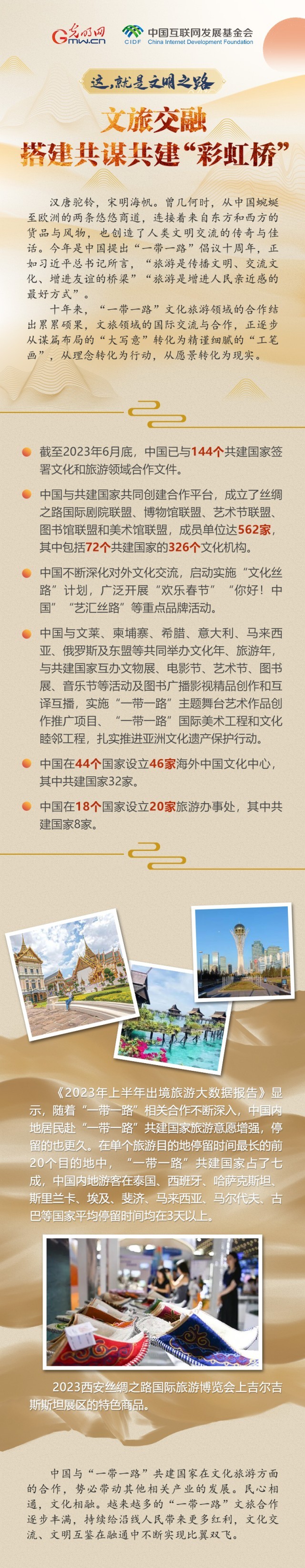 【大道共通】這，就是文明之路丨文旅交融 搭建共謀共建“彩虹橋”