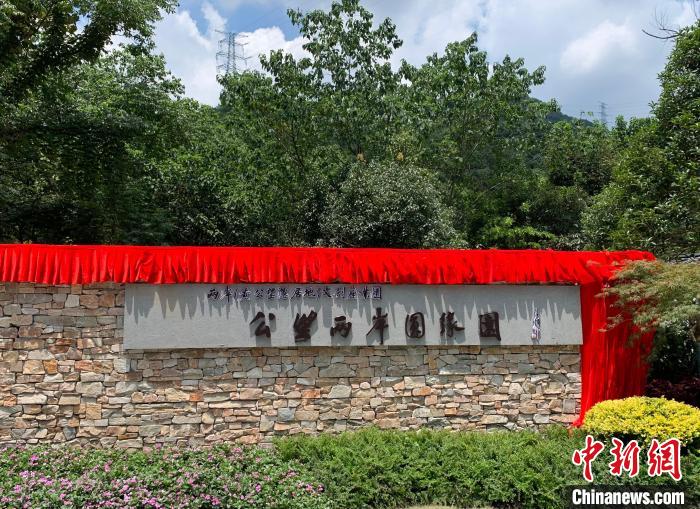 “公望兩岸圓緣園”開園?！」溻?攝