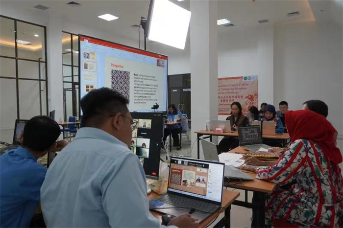 活動現(xiàn)場。供圖：印尼三一一大學(xué)孔子學(xué)院