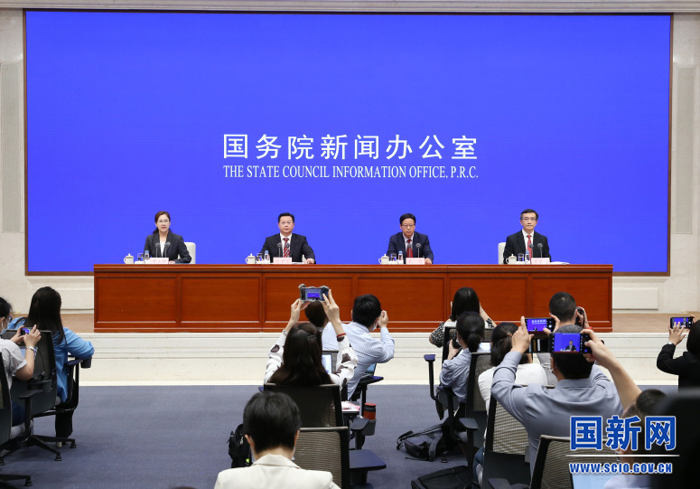 新聞發(fā)布會現(xiàn)場。圖片來源：國新網(wǎng) (張馨 攝)