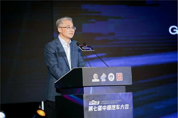 嘉興市人民政府市長李軍致辭。主辦方供圖