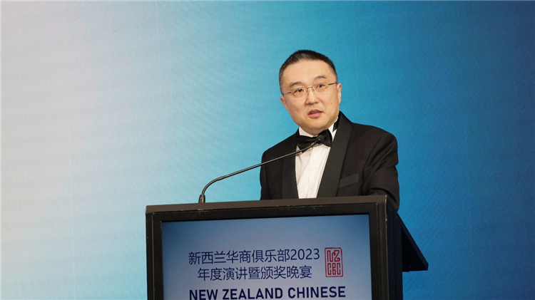 中國(guó)駐新西蘭大使王小龍。攝影：張凱