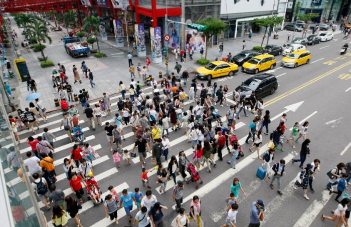 圖為信義商圈。圖片來源：臺灣“中時新聞網(wǎng)”。