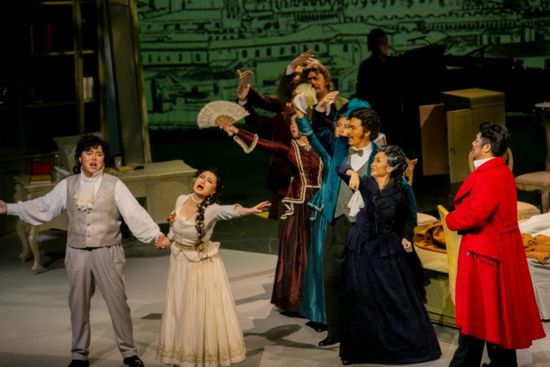 圖為《賈尼·斯基基》劇照。中國國家大劇院供圖。