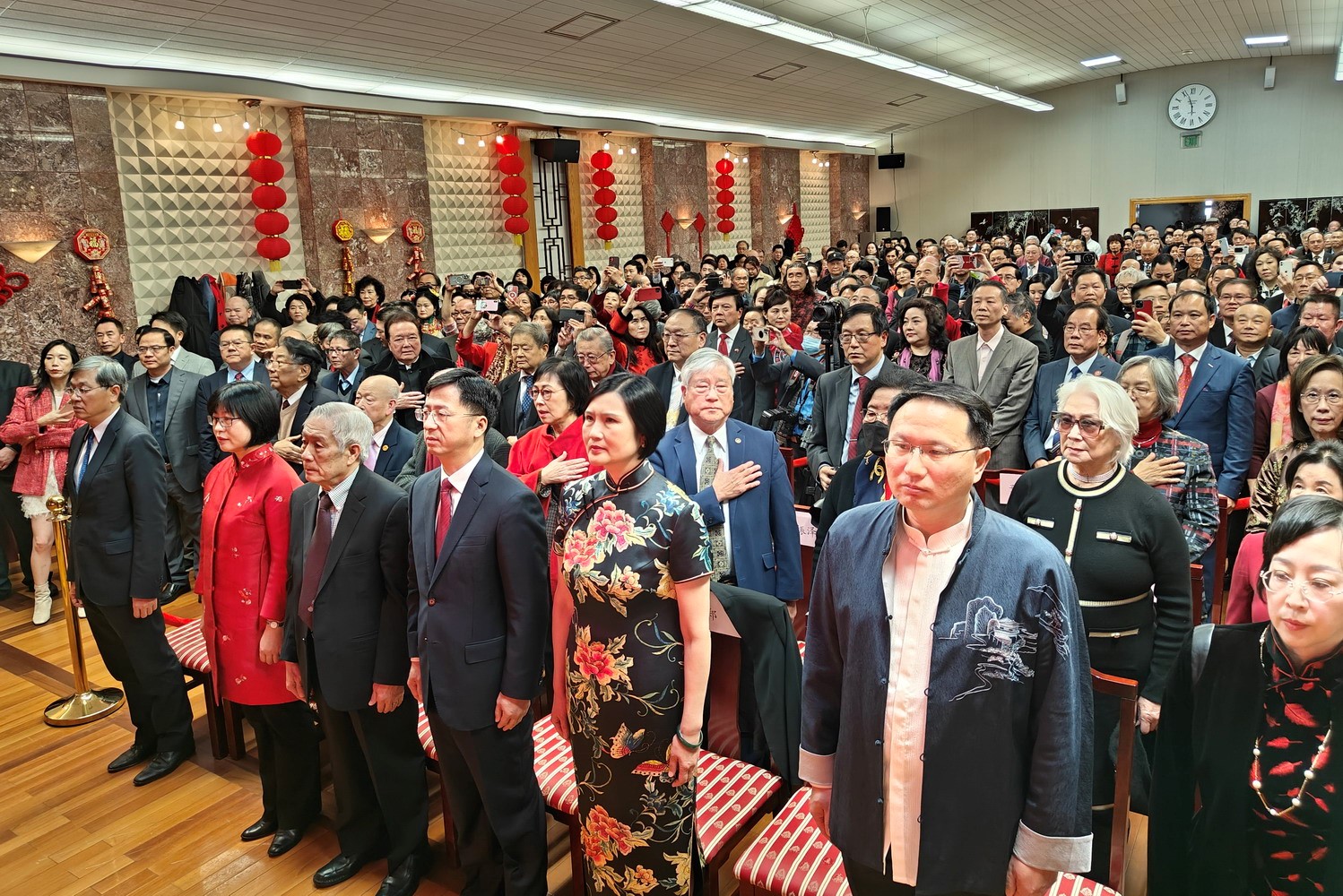 領區(qū)各州代表參加招待會。主辦方供圖