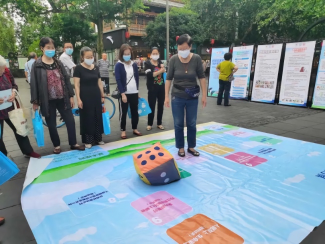 應(yīng)急科普活動(dòng)現(xiàn)場(chǎng)。四川省應(yīng)急管理廳供圖