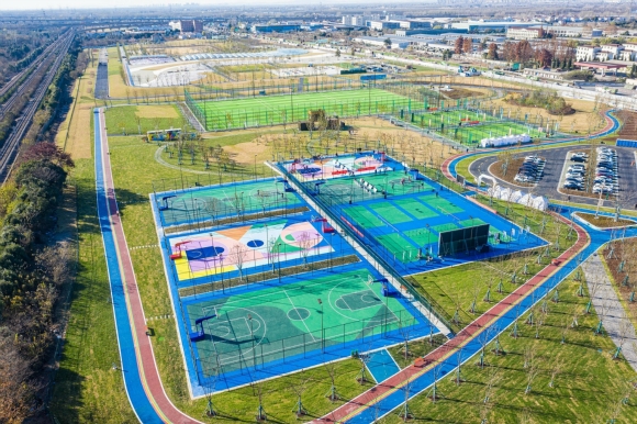 南京北站樞紐經(jīng)濟(jì)區(qū)環(huán)境整治項(xiàng)目一期。江北新區(qū)樞紐供圖