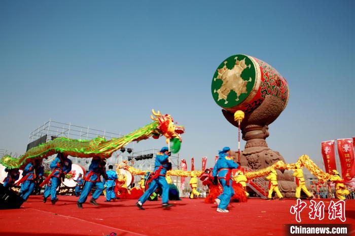 圖為青海省海東市文化藝術展示。(資料圖) 海東市文體旅游廣電局 供圖