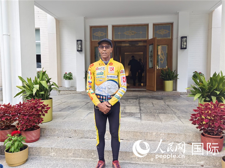 9月6日，卡里姆·穆斯塔在摩洛哥駐華大使官邸。人民網(wǎng)記者 王晶攝