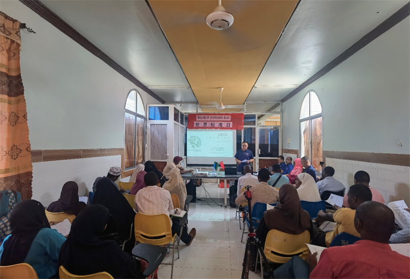 中國專家組進行標準宣貫。專家組供圖