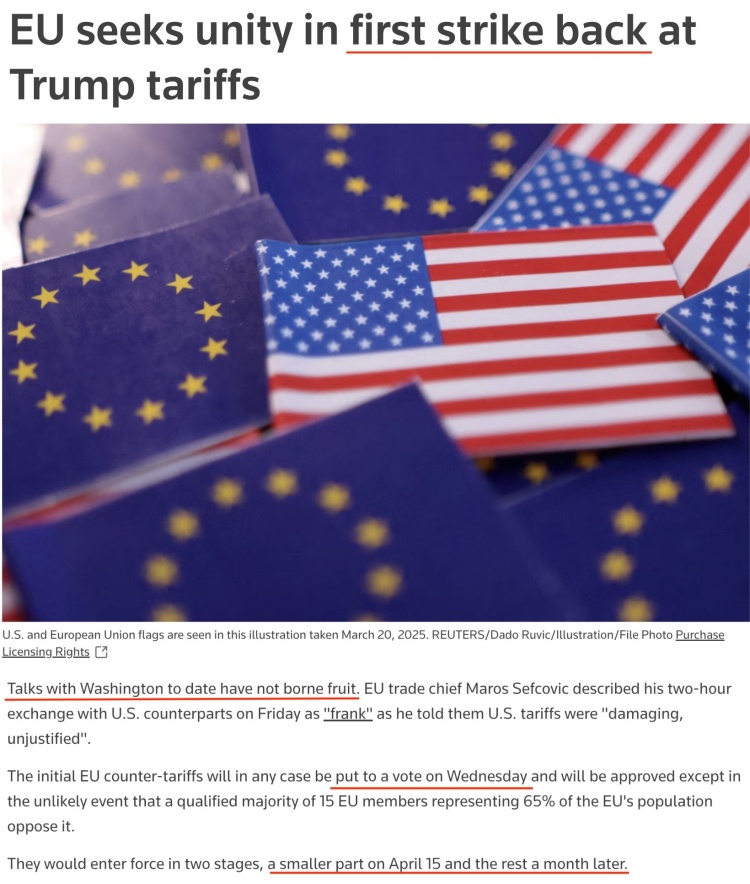 深觀察丨“只要團(tuán)結(jié)，歐盟反制美國的王牌很多”