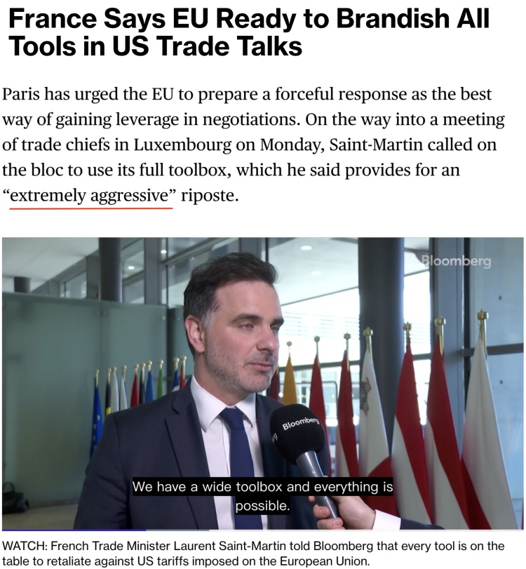 深觀察丨“只要團(tuán)結(jié)，歐盟反制美國的王牌很多”