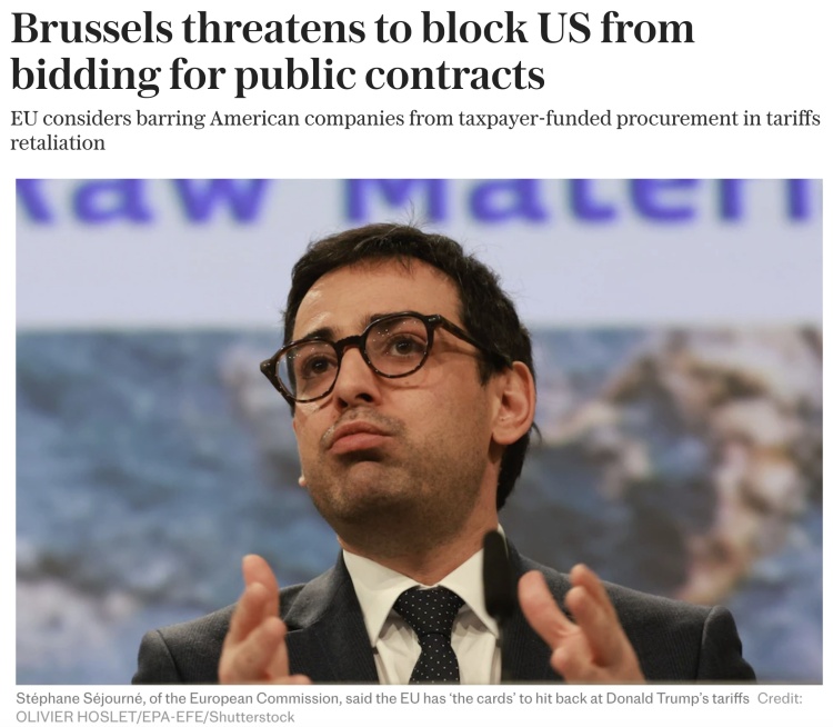 深觀察丨“只要團(tuán)結(jié)，歐盟反制美國的王牌很多”