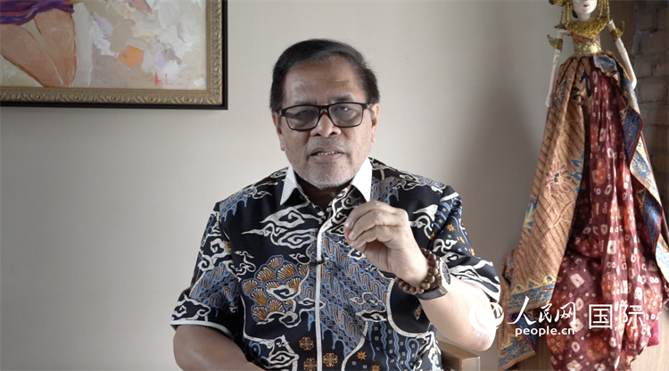 5月14日，印度尼西亞大使周浩黎接受人民網(wǎng)專訪。人民網(wǎng) 王婧攝