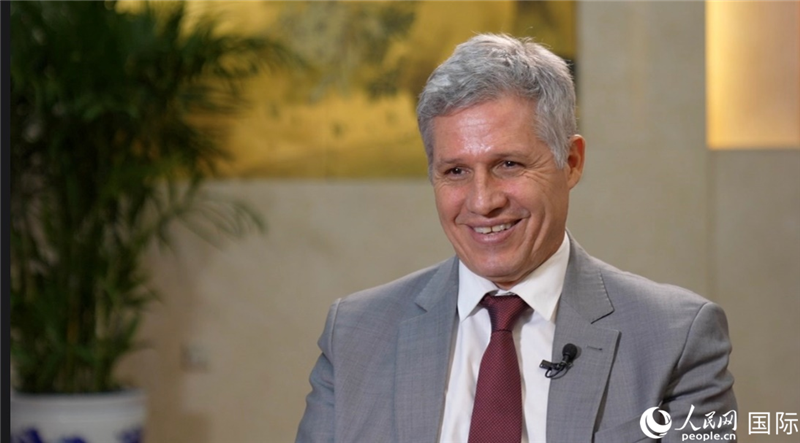 巴西農(nóng)村發(fā)展部部長(zhǎng)特謝拉。 人民網(wǎng)記者 張榮攝