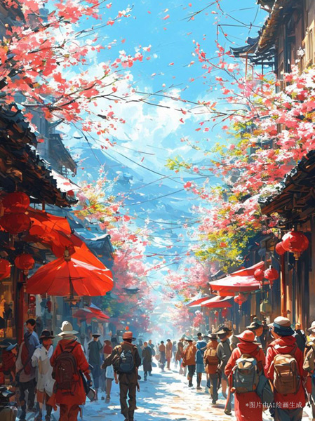 【巳巳如意萬象新】漫評丨紅紅火火中國年，照見新年新圖景