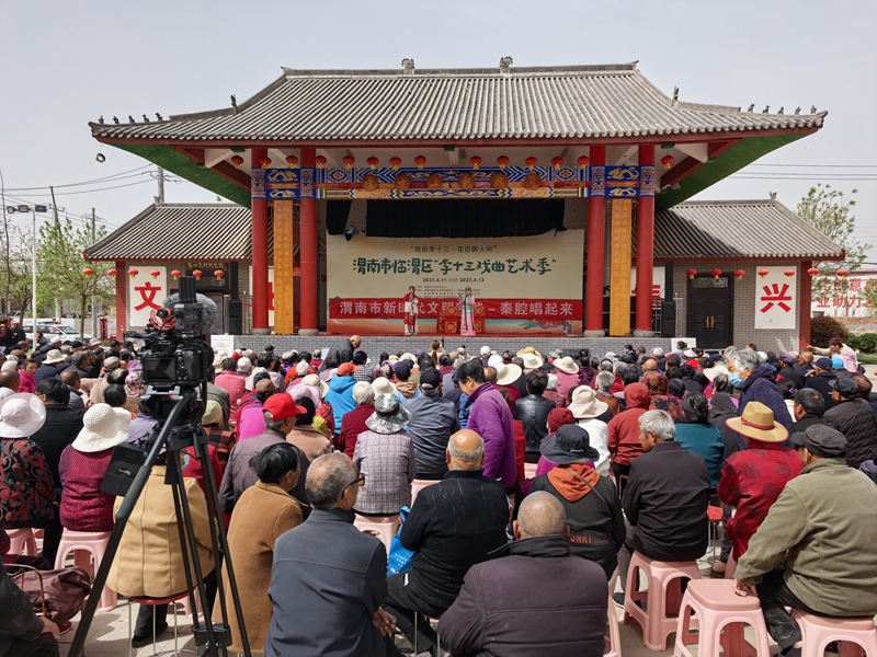 “一元劇場”下鄉(xiāng)演出現場（資料圖）。代九奎攝