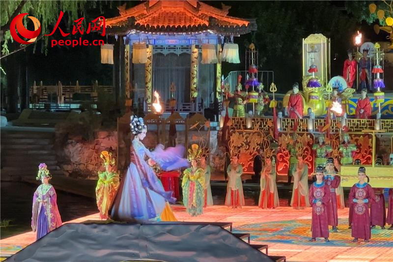 《長恨歌》演出現場。人民網記者 李志強攝