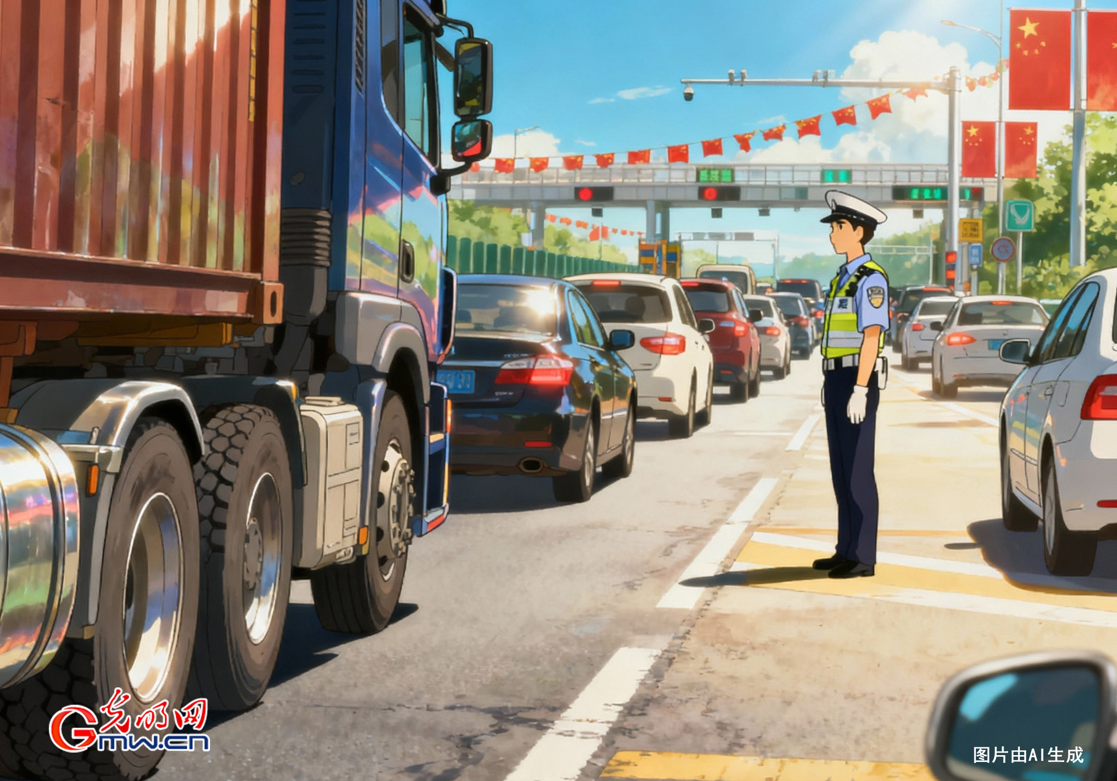 【光明漫評】國慶煙火氣，離不開勞動者的守護