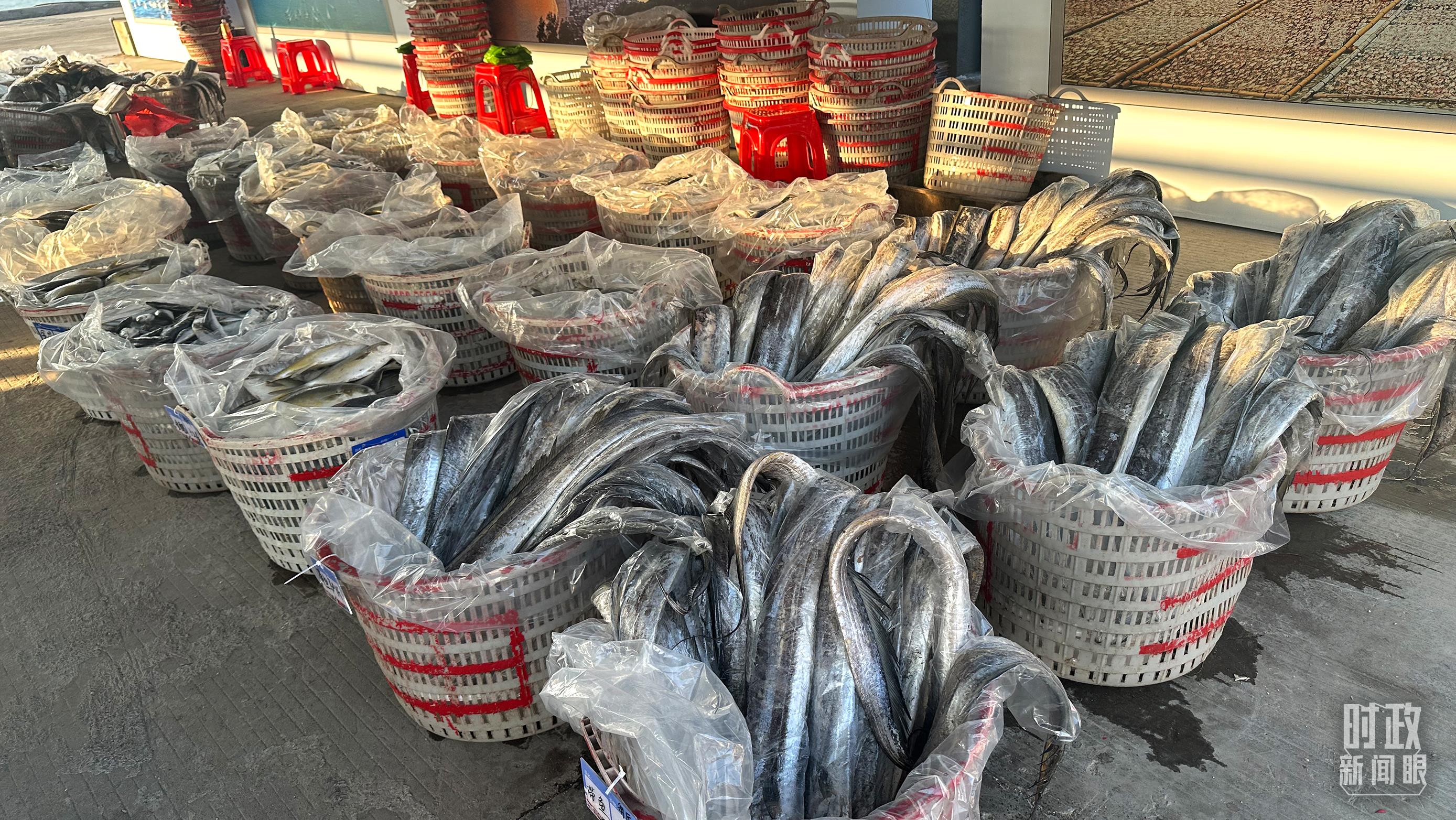 △澳角村的海產(chǎn)品。（總臺央視記者覃思拍攝）