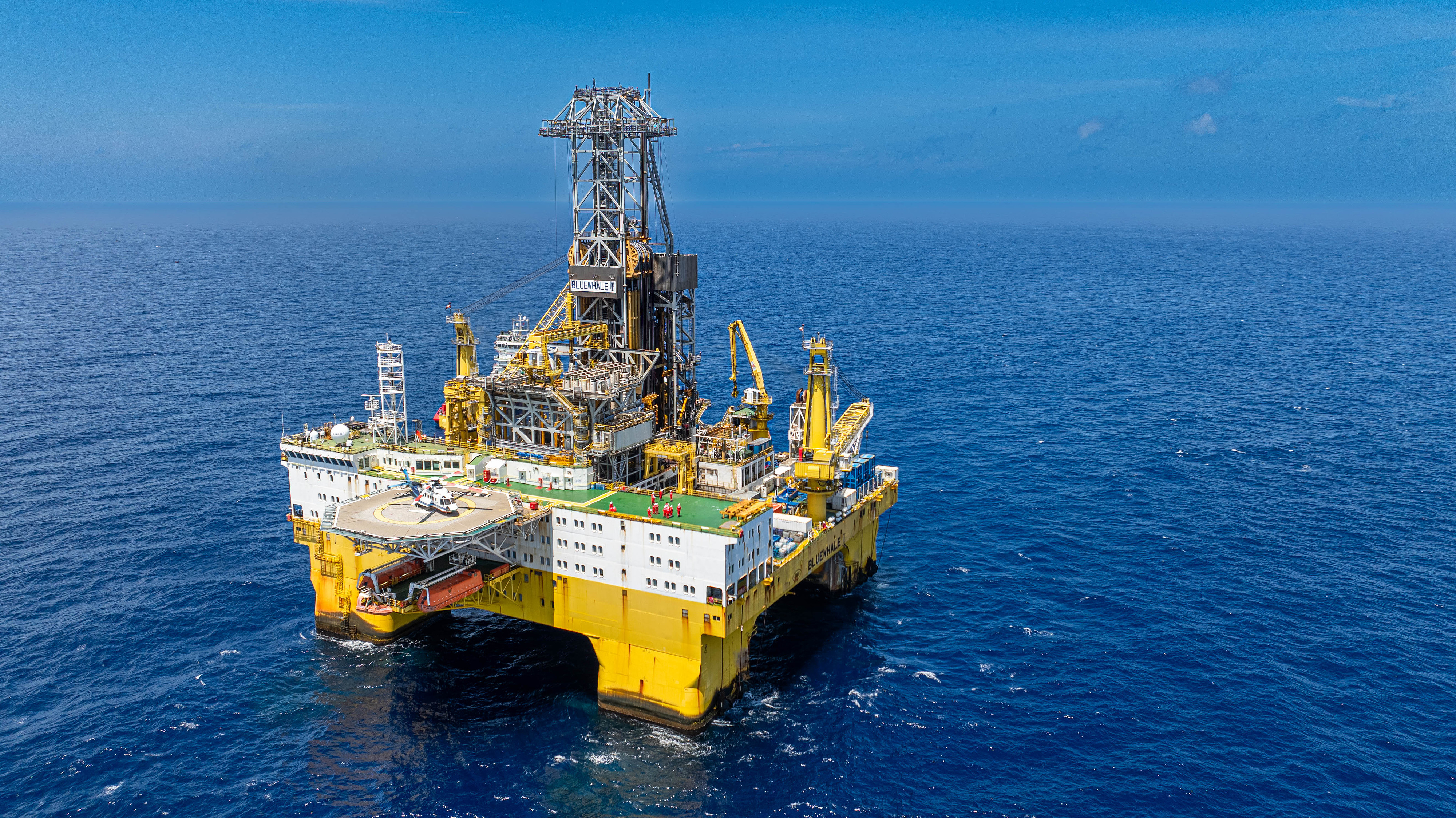 2024年8月17日，海南陵水，深海一號(hào)二期鉆井平臺(tái)。