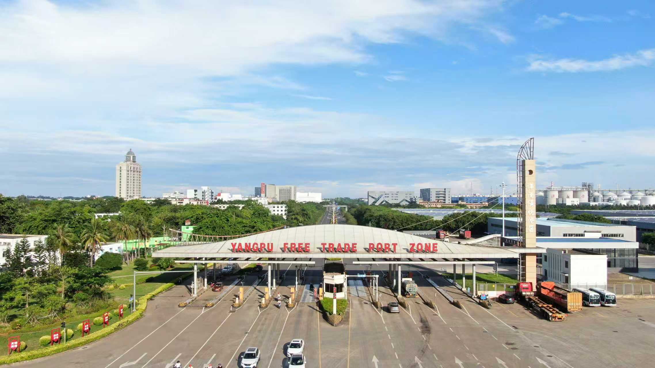 洋浦保稅港區(qū)。人民網記者 符武平攝