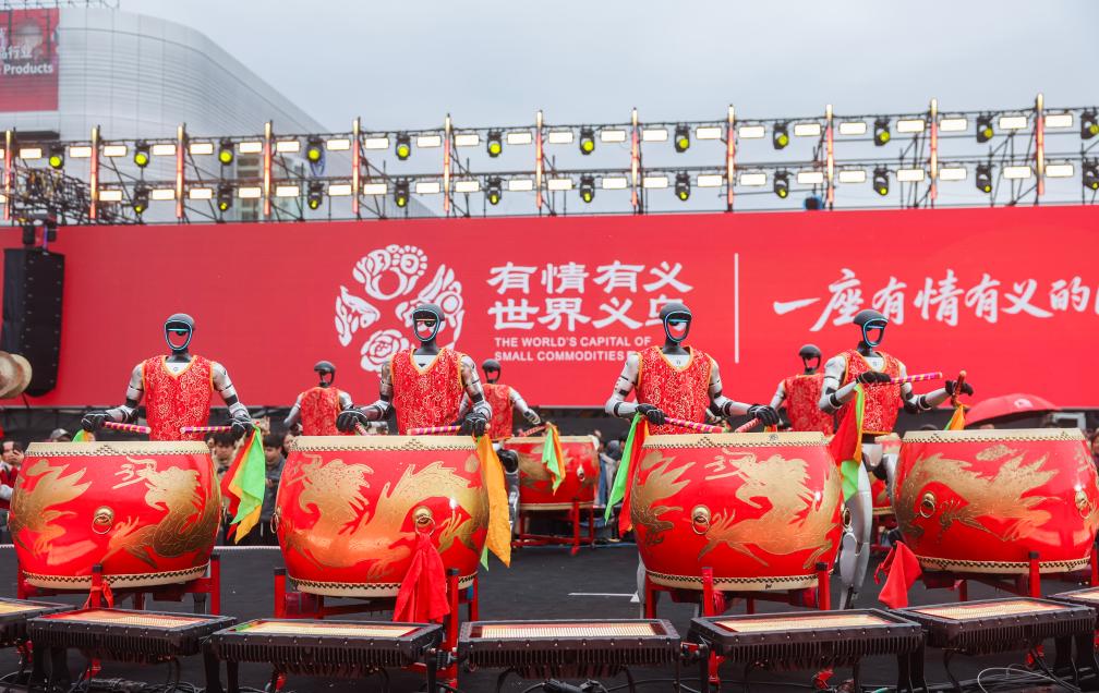 2026年2月28日，義烏全球數(shù)貿(mào)中心舉行新春開市儀式。