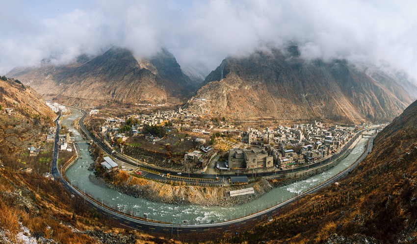 四川省阿壩州理縣桃坪村。四川省文旅廳供圖