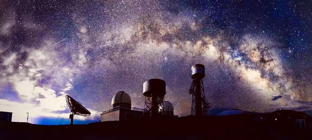 阿里暗夜星空。貢覺群培攝