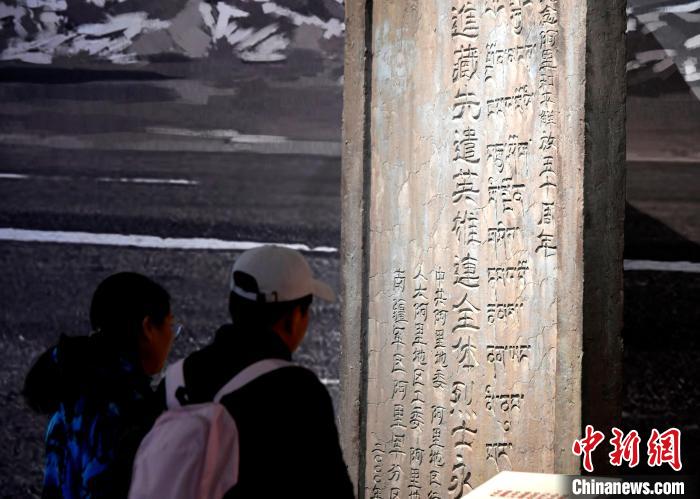 圖為5月18日，觀眾正在欣賞展覽。　李林 攝