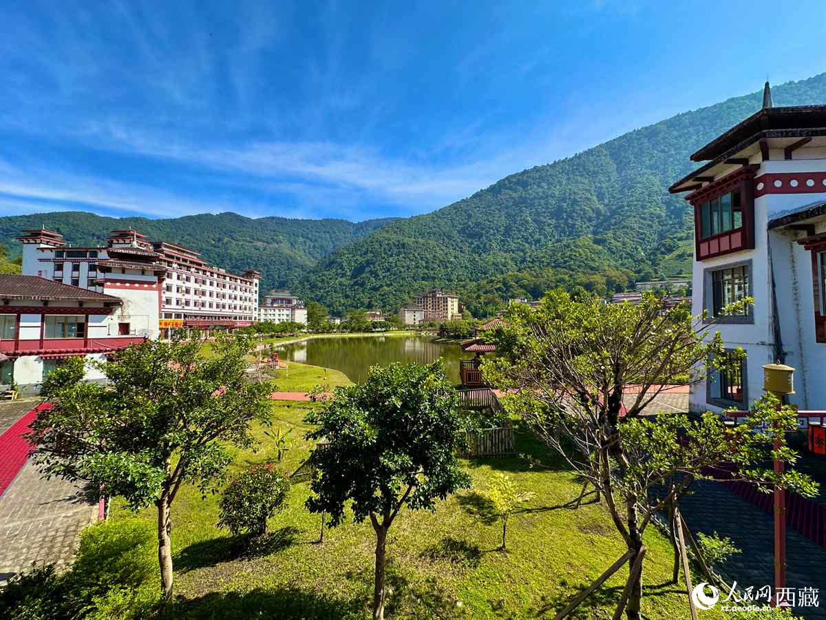四季如春的墨脫縣。人民網(wǎng)記者 次仁羅布攝