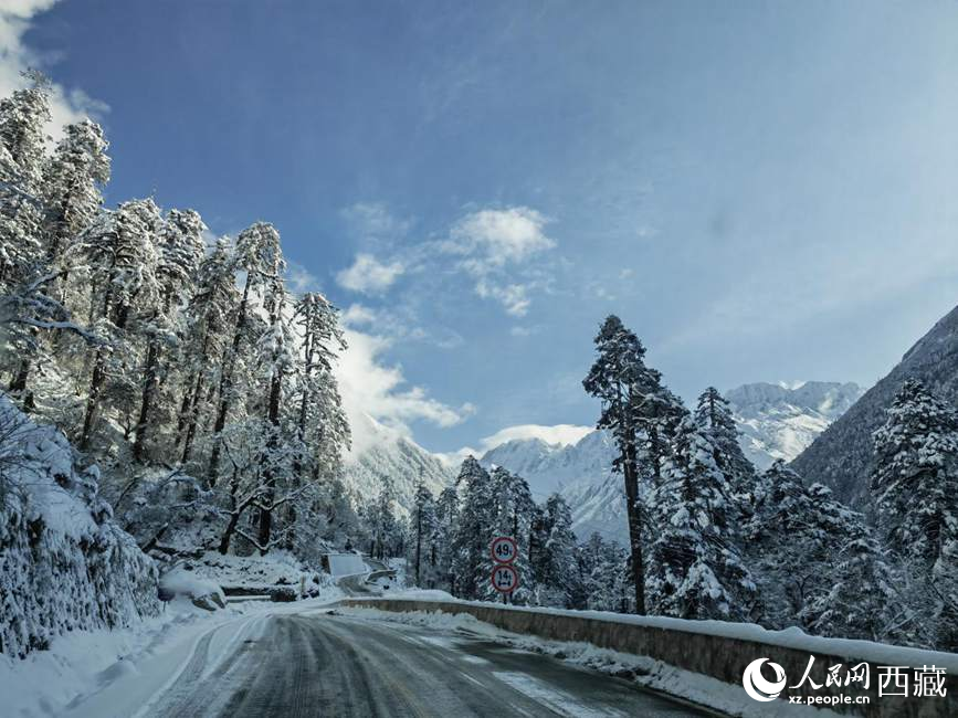 扎墨公路。人民網(wǎng) 李海霞攝