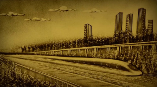 【沙畫】改革開放，讓夢想觸手可及