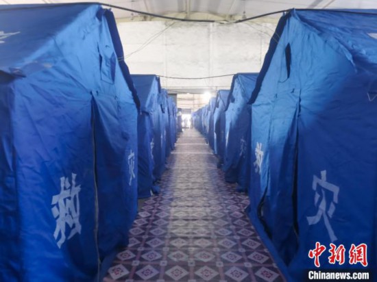 那曲火車站集中健康監(jiān)測(cè)點(diǎn)?！≈袊F路青藏集團(tuán)有限公司拉薩車務(wù)段 供圖