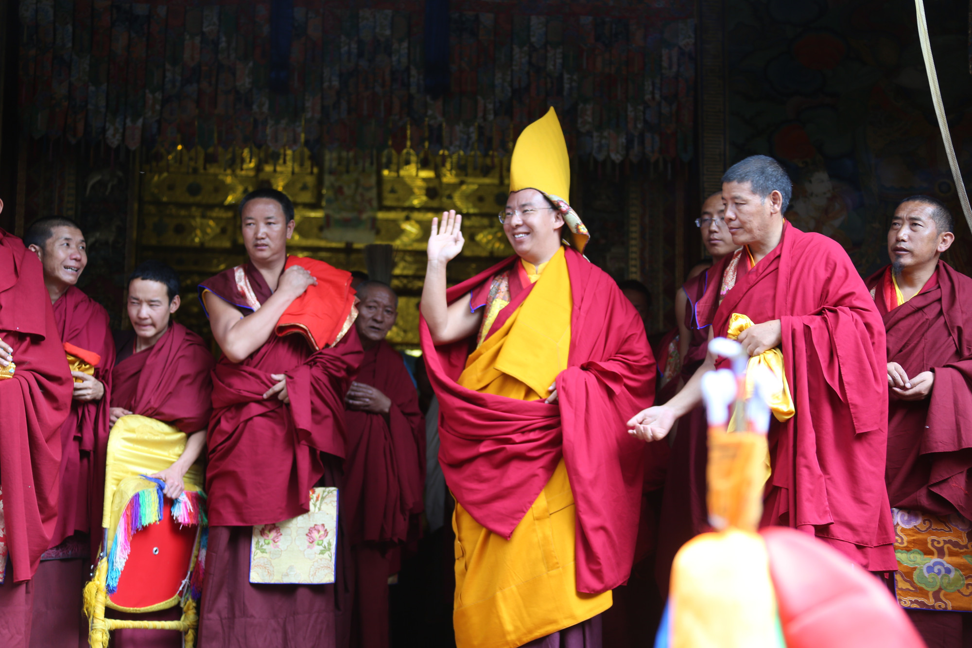 班禪在扎什倫布寺。攝影：王淑 (4).JPG